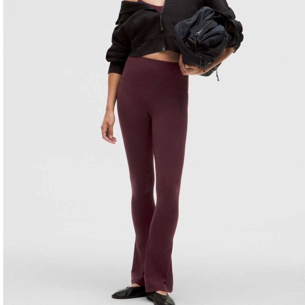 Lululemon Align High-Rise Mini-Flare Pant Garnet 4 NWT Maroon Flare Leggings